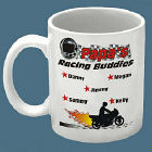 Motorcycle Racing Buddies Coffee Mug